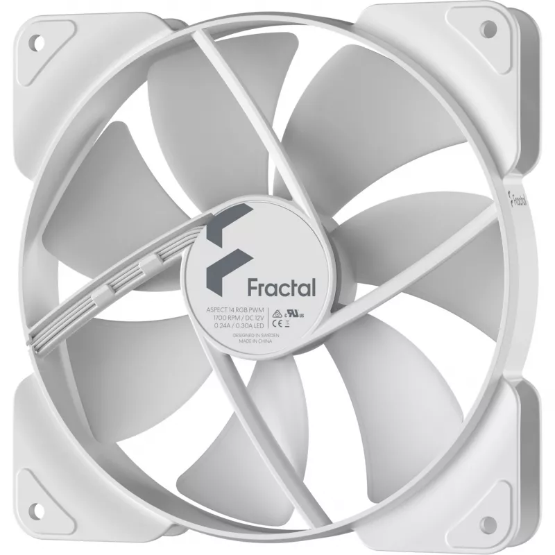 Fractal Design Aspect 14 RGB PWM 14 cm Balts 500-1700 RPM