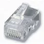 Equip modulārais spraudnis plakanajam kabelim, RJ-45 (8P8C), caurspīdīgs, 0.65 g, 11.7 mm, 21.3 mm, 7.2 mm