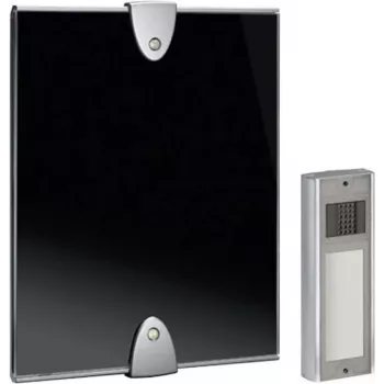 Grothe MISTRAL 600 - Melns - Sudrabs - 83 dB - IP54 - Bezvadu - 868,35 MHz - 500 m (43400)