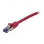Patch kabelis RJ45 - CAT6A 500MHz - 0,5m - rozā - S-STP (S/FTP) - komponentu testēts (GHMT sertificēts) - AW