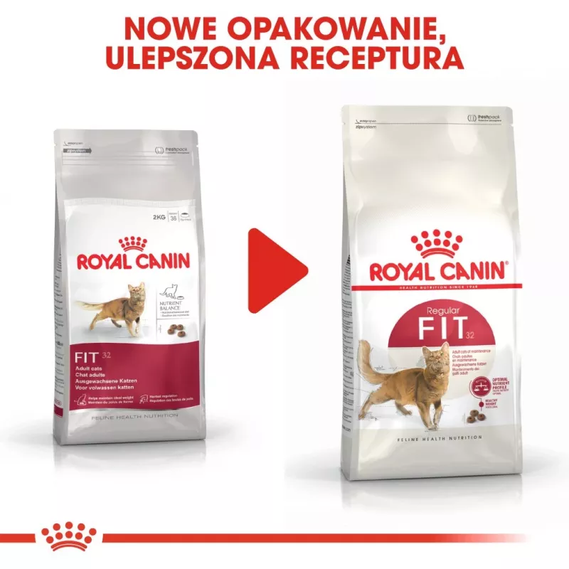 Royal Canin Feline Fit 2kg sausā barība kaķiem Pieaugušajiem