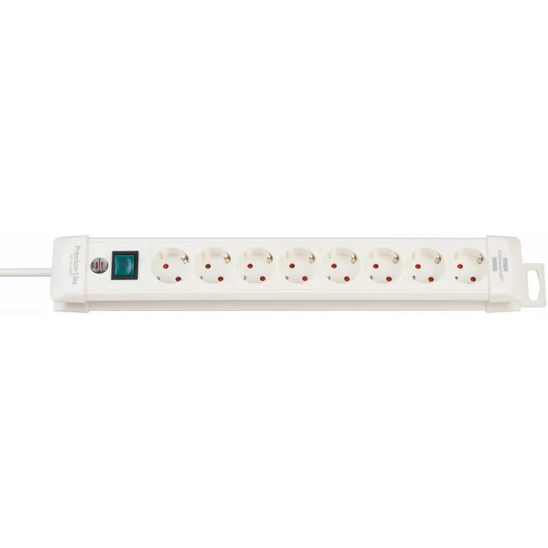 Pagarinātājs Brennenstuhl BN-1952280100, 8 kontaktligzdas, 3 m, balts