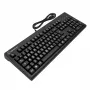 Mehāniskā tastatūra LogicKeyboard XL-Print White on Black TITAN DE PC — vācu izkārtojums