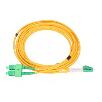 Patchcord Extralink SC/APC uz LC/APC Singlemode Duplex 9/125 µm 3 mm 5 m