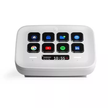 Elgato Stream Deck Neo 10-pogu programmējams kontrolieris Balts