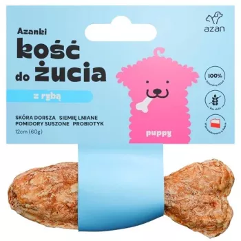 Brit AZANKI Cod Bone with Probiotic Puppy zivs formas kauls 12 cm, 60 g, bezgraudu, junioriem