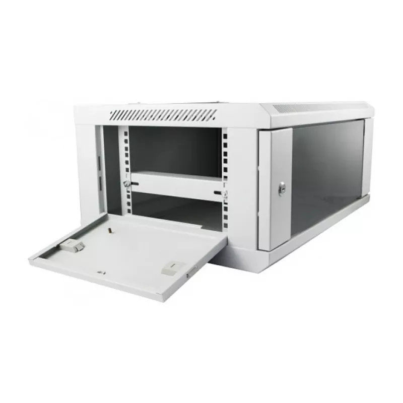 Sienas skapis ALLNET ALL-SMC6409GRAU — 9U, 50 kg, slēdzene, pelēks