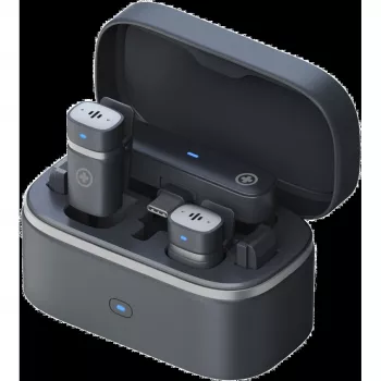 Bezvadu mikrofona komplekts Plusonic PS-TDS9 ar USB-C, Lightning un 3.5 mm savienotājiem