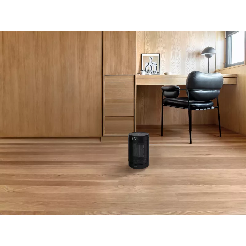 Keramikas sildītājs ar ventilatoru Mill FH1500BLACK 1500 W telpām līdz 22 m², melns