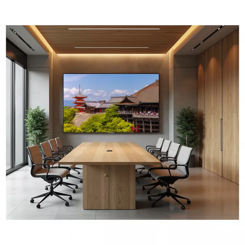 164,0 cm/65 inch (3840x2160) JAPANNEXT JN-IPS650UHD60F 16:9 IPS 60Hz HDMI USB WLAN Skaļrunis Melns