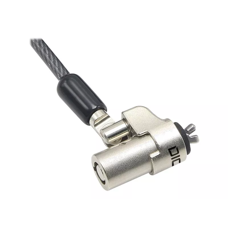 Slēdzene ar trosi DICOTA D31540 Melna 2 m