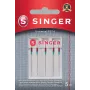 SINGER universālās šujmašīnas adatas 90/14 audumiem, 5 gab.