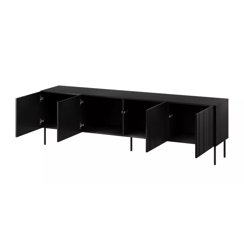 Cama RTV skapis ISLA 200x40x60 mat melns