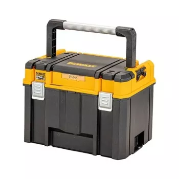 Instrumentu kaste DeWalt DWST83343-1 — alumīnijs/plastmasa, ūdensizturīga, ar šarnīra vāku, slēdzama, 1 nodalījums, 440×333×323 mm