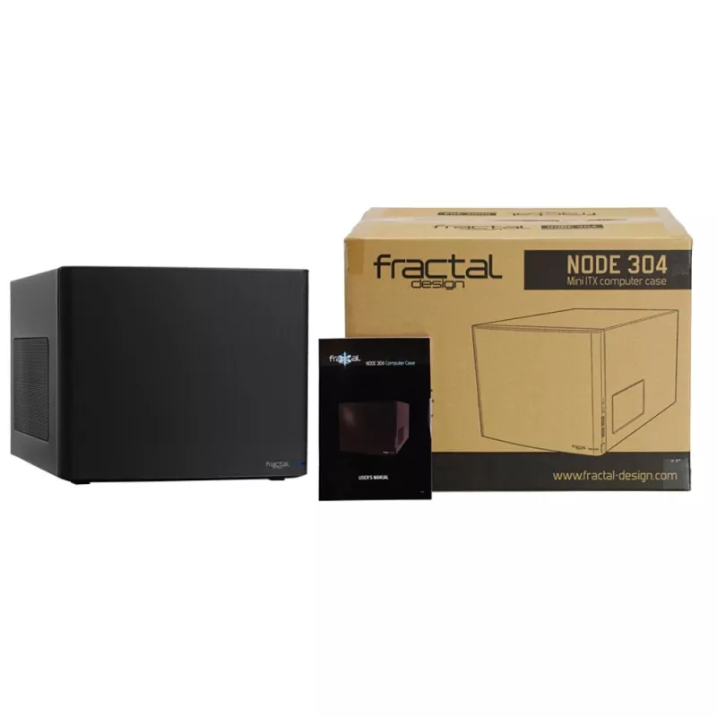 Fractal Design NODE 304 Cube Melns