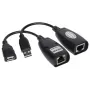 Genway USB-EX-50 interfeisa centrmezgls USB 2.0 Melns