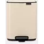 Brabantia pedāļu atkritumu spainis Bo 7 L Soft Beige (237928)