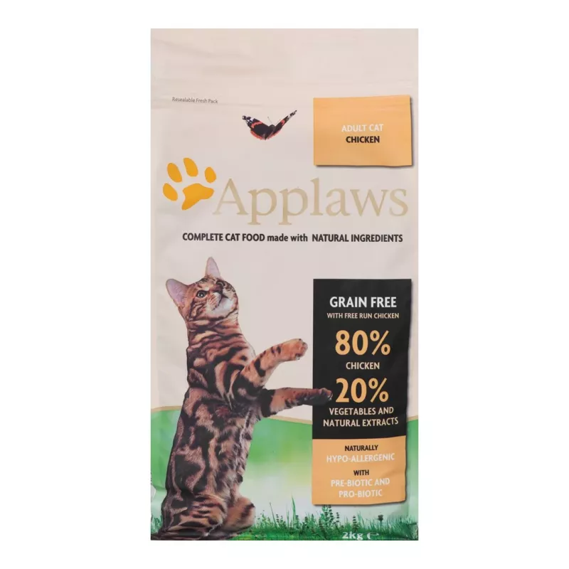 APPLAWS Chicken - sausā barība kaķiem - 2kg