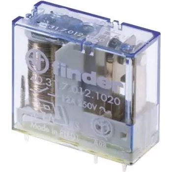 Finder PCB relejs 24 V/DC 12 A 1 normāli atvērts kontakts 40.31.7.024.1320 1 gab.