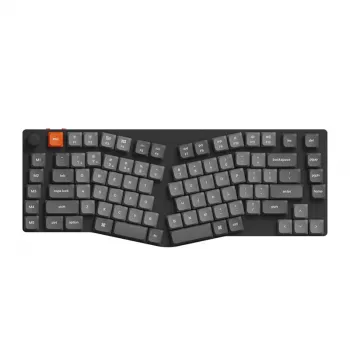 Mehāniskā bezvadu tastatūra Keychron K15M-A1 — melna ar RGB fona apgaismojumu, mehāniskiem slēdžiem, bezvadu savienojumu