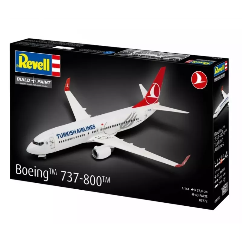 Plastmasas lidmašīnas modelis REVELL Boeing 737-800 Turkish Air 1:144