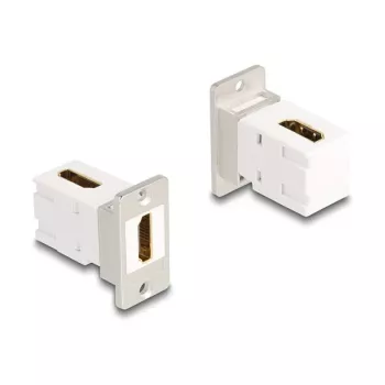 DeLOCK keystone modulis 67167 Plakans leņķa HDMI Sudrabs Balts
