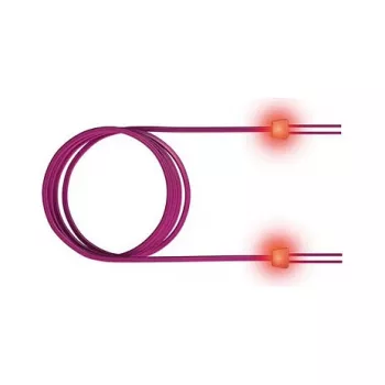 ZVK GmbH EasyLan FO LED Patch Cord Premium, Duplex - 1 m, LC Multi-Mode (vīriešu) - LC Multi-Mode (vīriešu), OM4, 50/125 µm, viršu violeta