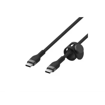 Belkin BOOST↑CHARGE PRO Flex kabelis USB-C/USB-C 2 m, melns