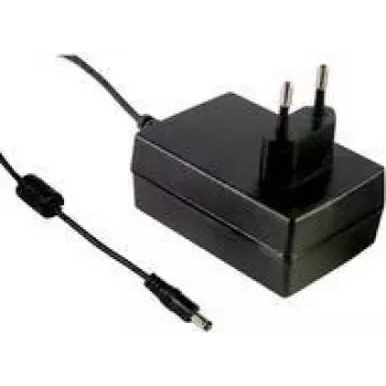 MEAN WELL GSM25E12-P1J 25W 12V barošanas adapteris, izeja 12V 2.08A, ieeja 80-264V AC