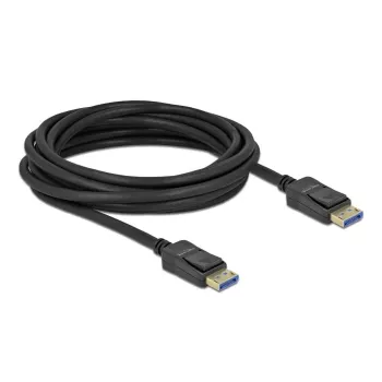 Delock DisplayPort kabelis - DisplayPort (vīrišķais) uz DisplayPort (vīrišķais) - DisplayPort 2.0 - 2,0 m - Atbalsta 10K 60 Hz (10 240 x 4320) - Melns (80262)