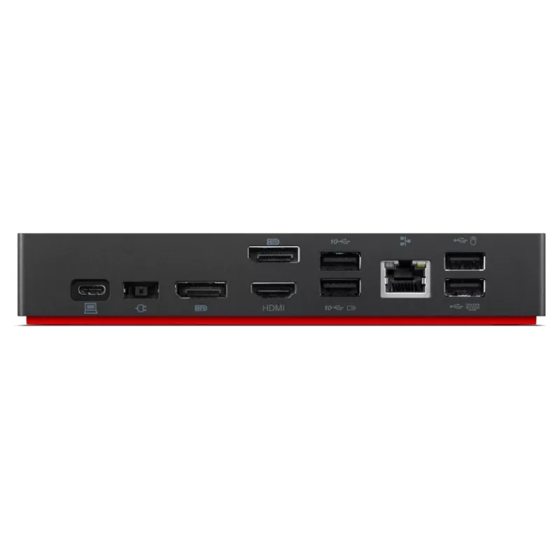 Lenovo ThinkPad Universāls USB-C dokstacija, vadu, USB 3.2 Gen 1 (3.1 Gen 1) Type-C, melna