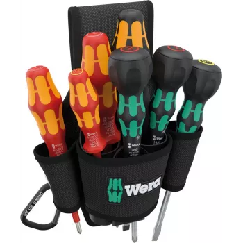 Taisnais skrūvgriežu komplekts Wera 9621 8 gabali 240 mm x 70 mm