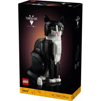 LEGO komplekts Ideas 21349 Smokinga kaķis — kolekcionējams ķieģeļu modelis, eksponāts