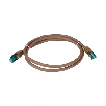 EFB-Elektronik RJ45 savienotājkabelis Cat.6A S/FTP LSZH brūns 1m (MK6001.1BR)