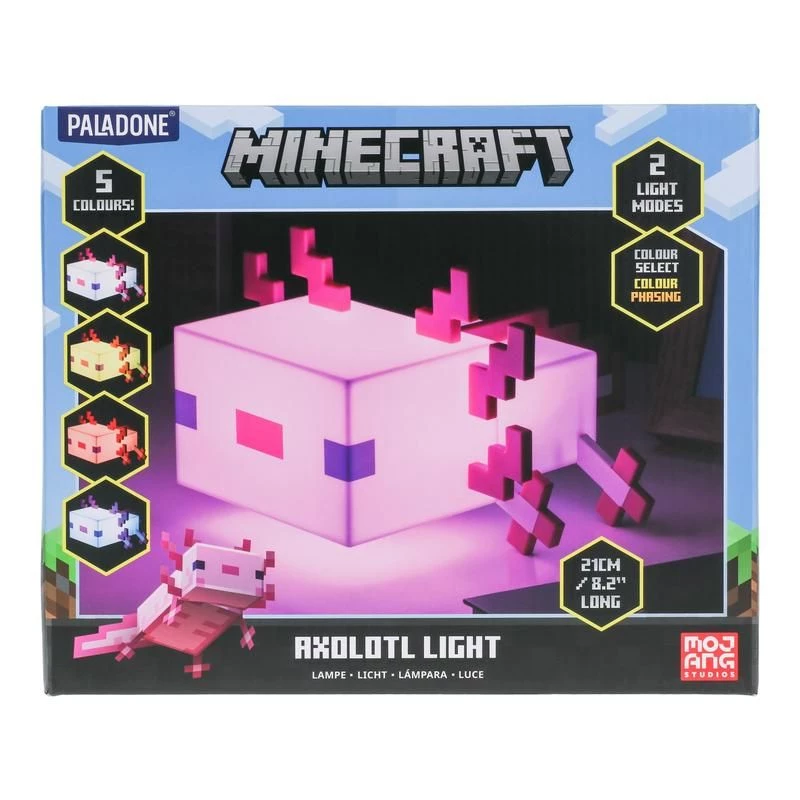 Paladone Minecraft Axolotl gaisma