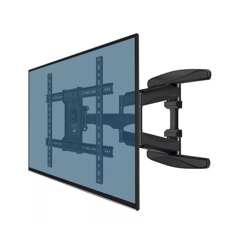 TV sienas stiprinājuma rāmis ESPERANZA ERW021 40–85 collu plakanajiem televizoriem, metāls, slīpums, 6–50 cm attālums, 68 kg kapacitāte, VESA 200x100–600x500 mm