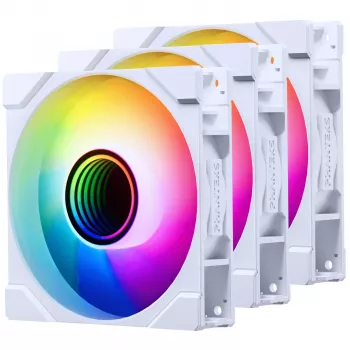 Dzesēšanas ventilators PHANTEKS M25G2-120 D-RGB Reverse Blade 120mm 3 komplekts Balts