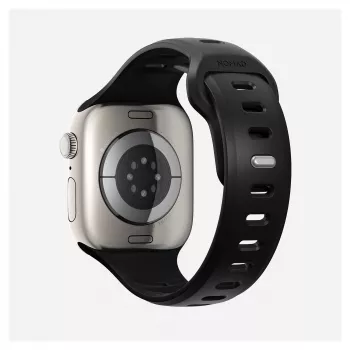 Siksniņa pulkstenim Nomad Tempo Band Black Rubber — 20 mm