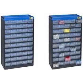 Glabāšanas kaste Allit VarioPlus 30.0 x 13.5 x 52.5 cm — plastmasas organizētājs, sakraujams