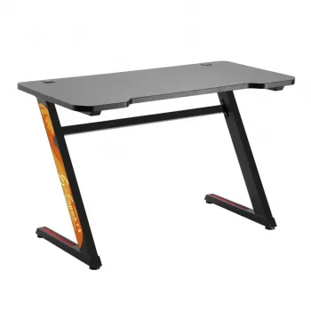 NanoRS RS120 spēļu galds, melns ar oranžu, 120x60x75 cm