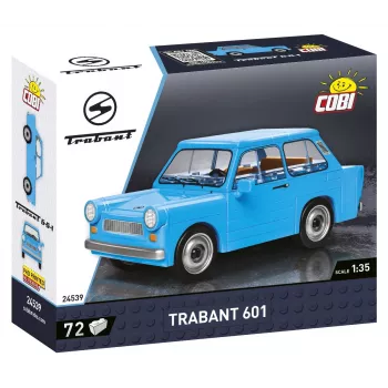 Būvkomplekts Cobi Trabant 601 — 72 detaļas, miniatūrs modeļauto konstruktors