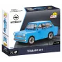Būvkomplekts Cobi Trabant 601 — 72 detaļas, miniatūrs modeļauto konstruktors