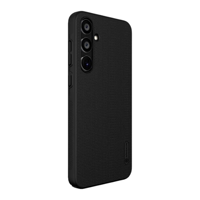 Aizsargmaciņš Nillkin Super Frosted Shield Pro Samsung Galaxy A35 — melns, plāns, aizmugures un sānu aizsardzība, precīzi izgriezumi