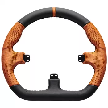 Simsacīšanas stūres loka Asetek SimSports GT Rim Closed D ādas oranžs