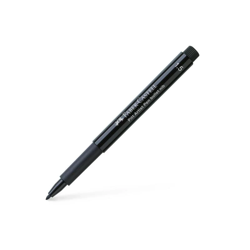 Faber-Castell Pitt Artist Pen FC-167153, melns, 4 gab.