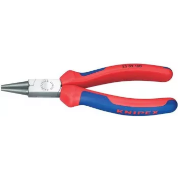 Knaibles Knipex apaļgala, 160 mm, pulēta galva, daudzkomponentu uzmavas