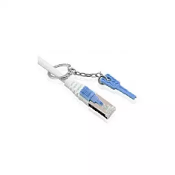 Patch kabelis RJ45 - CAT6A 500MHz - 1,0m - pelēks - S-STP(S/FTP) - ar fiksatoru - AWG26 - Synergy 21