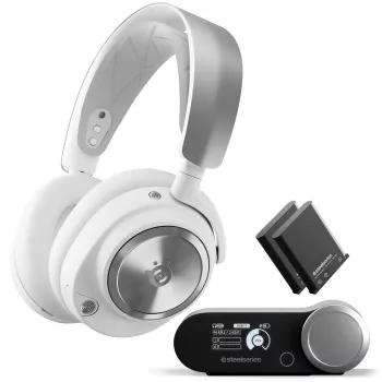Austiņas STEELSERIES 61524 vadu pārgalvas baltas apkārtausu