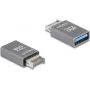 DeLOCK 67230 Dzimuma mainītājs USB Type-E uz USB Type-A Pelēks