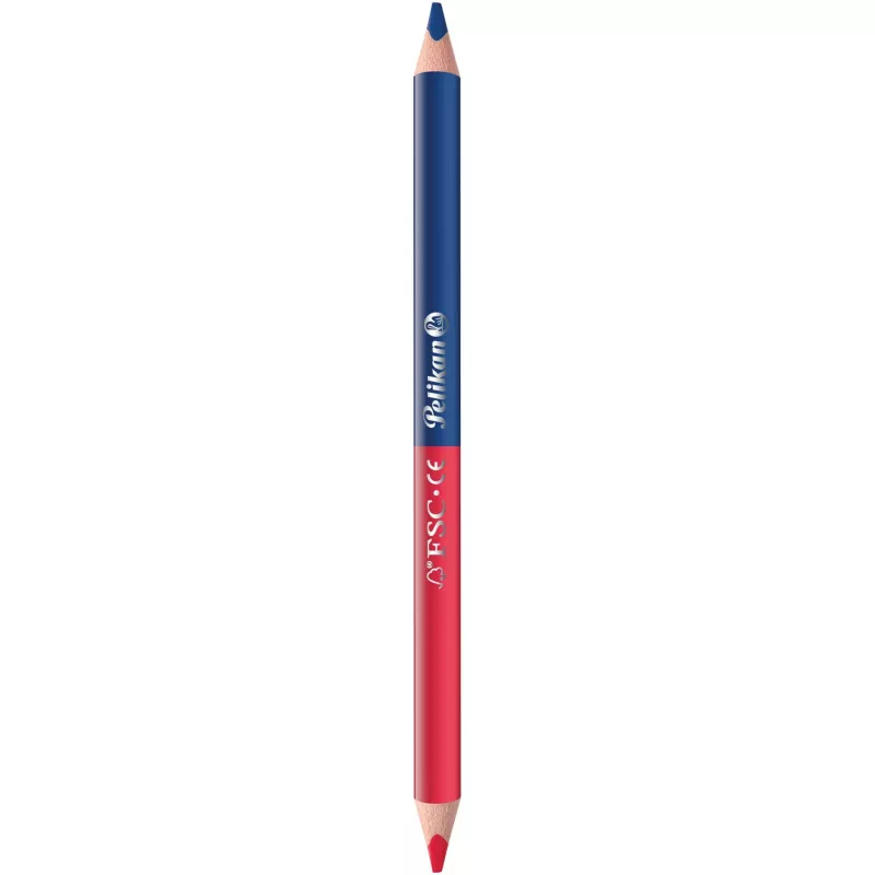 Krāsu zīmulis Pelikan 811118 zils sarkans 2 gab.